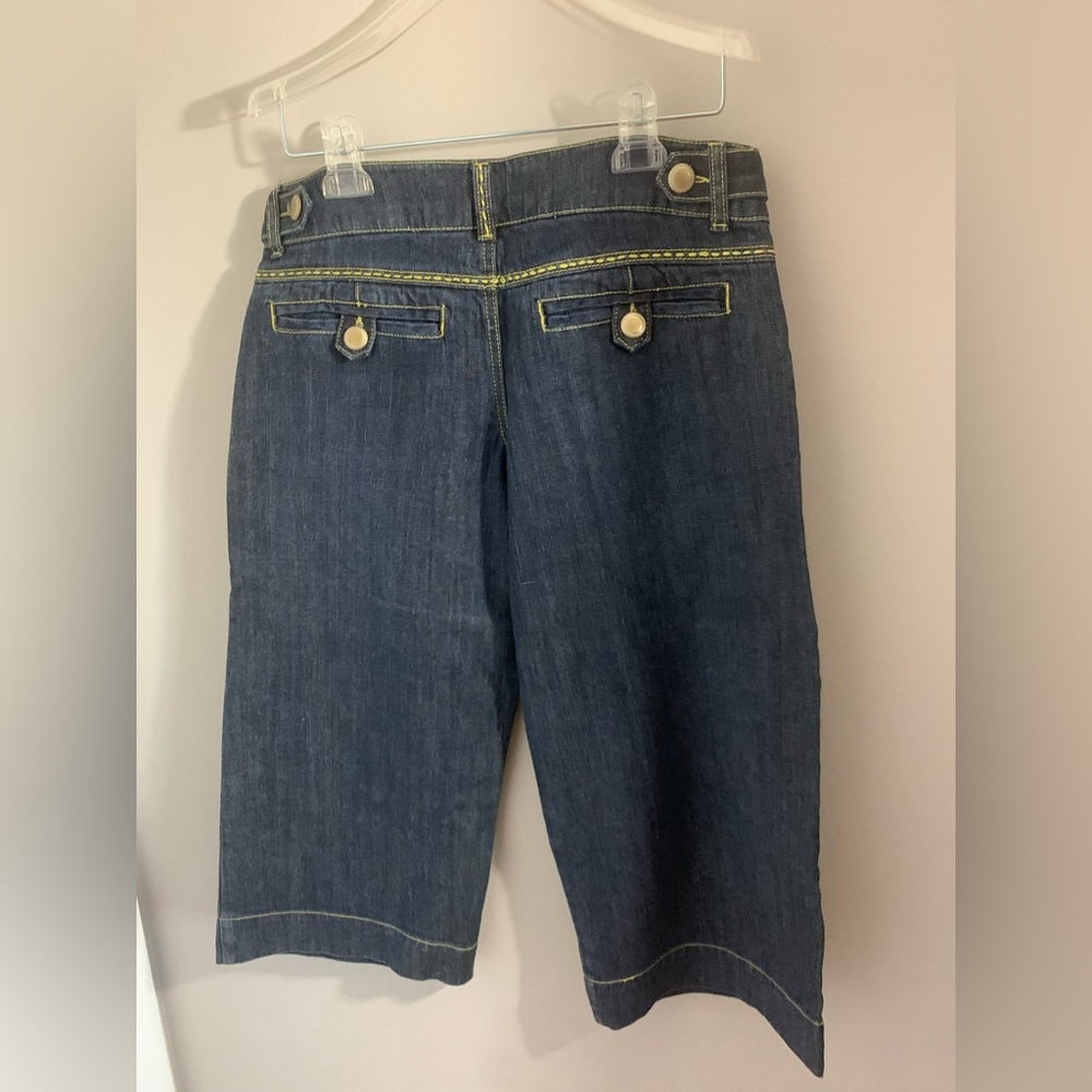 Vintage Women’s Retro Capri Wide Leg Jeans Size 7 - Picture 3 of 4